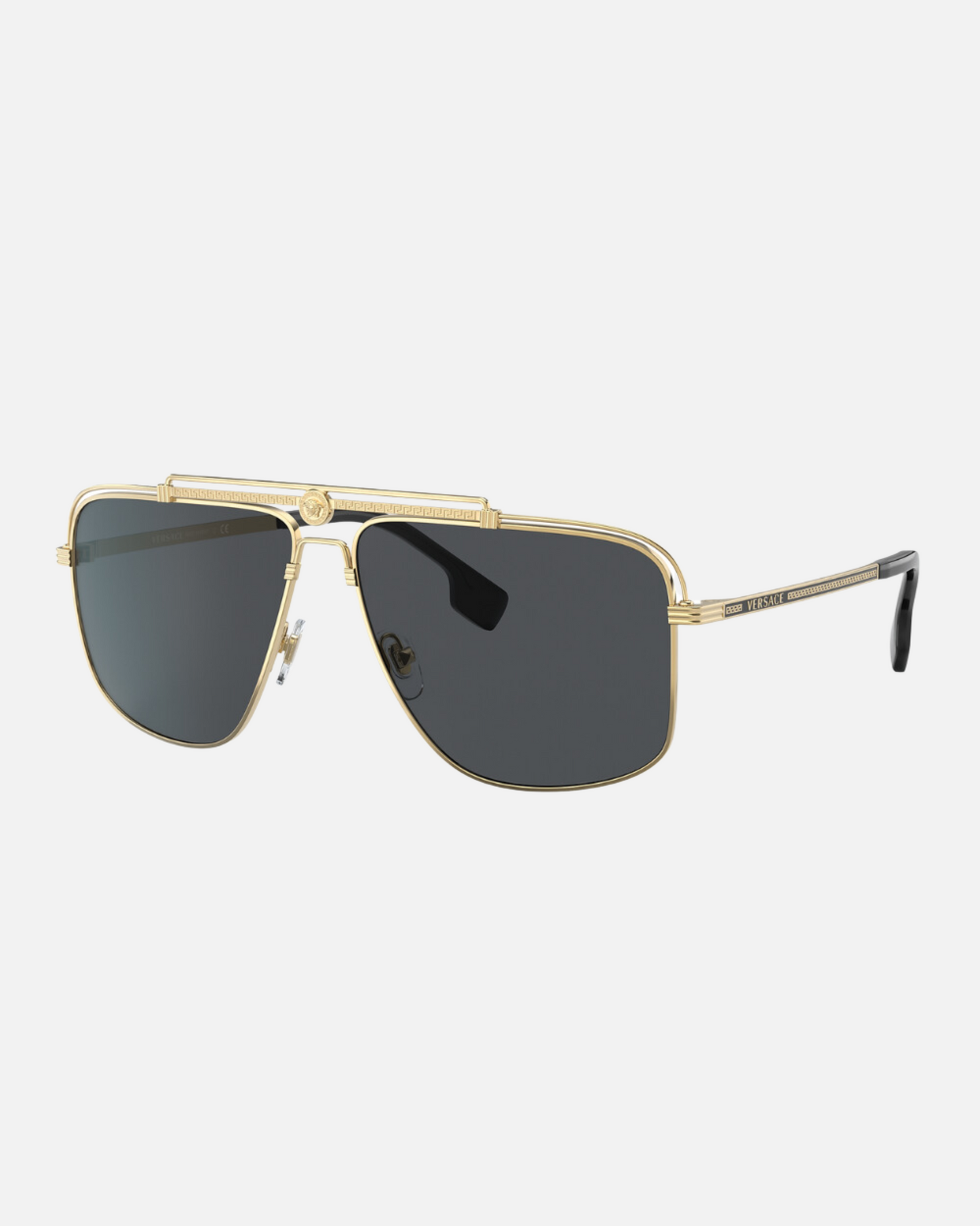 VERSACE VE2242 GUNMETAL SUNGLASSES – GOLD