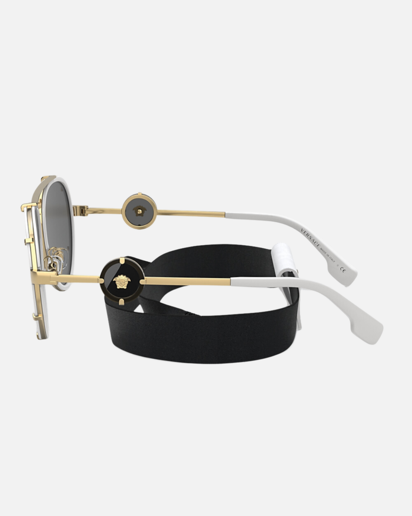 VERSACE VE2232 AVIATOR WHITE SUNGLASSES