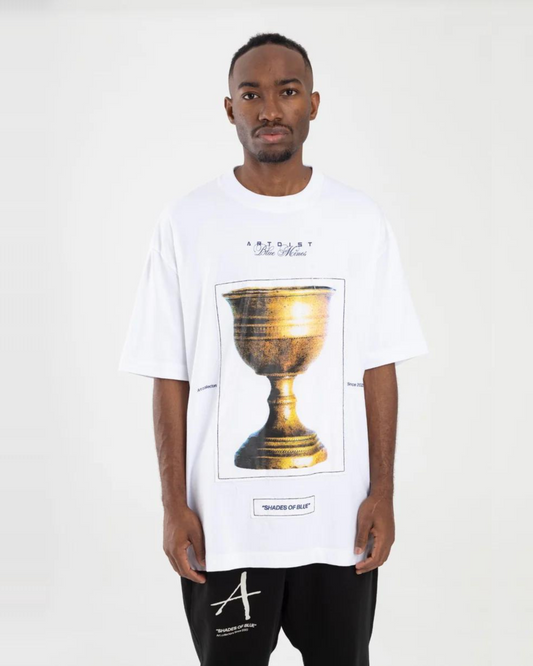 BLUE MINES WHITE T-SHIRT OVERSIZE