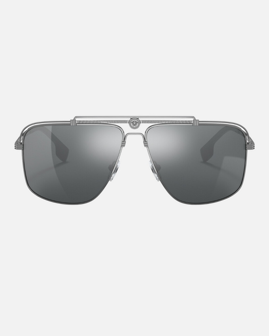 VERSACE VE2242 GUNMETAL SUNGLASSES – GREY