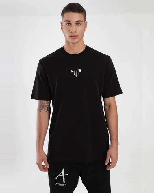 A BLUE MINES BLACK T-SHIRT