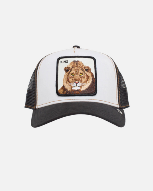 THE KING LION WHITE-BLACK