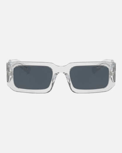 PRADA PR 06YS RECTANGLE SHAPE SUNGLASSES – TRANSPARENT
