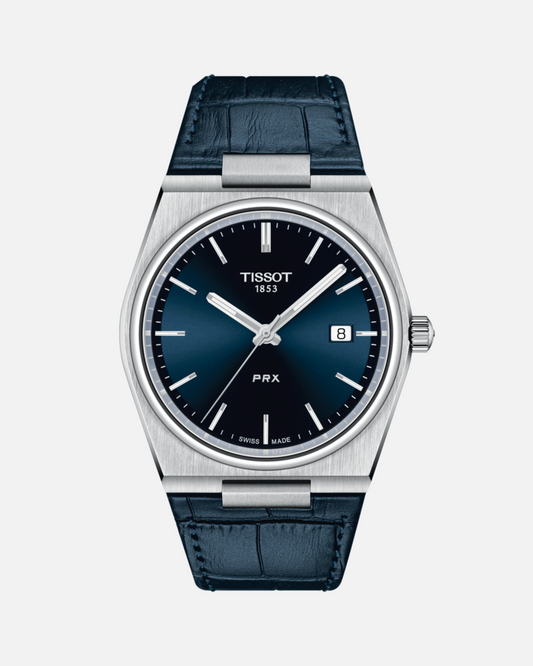 TISSOT PRX – BLUE LEATHER