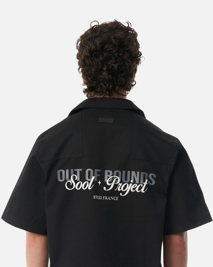 LOUIS 010 KNIT T-SHIRT BLACK