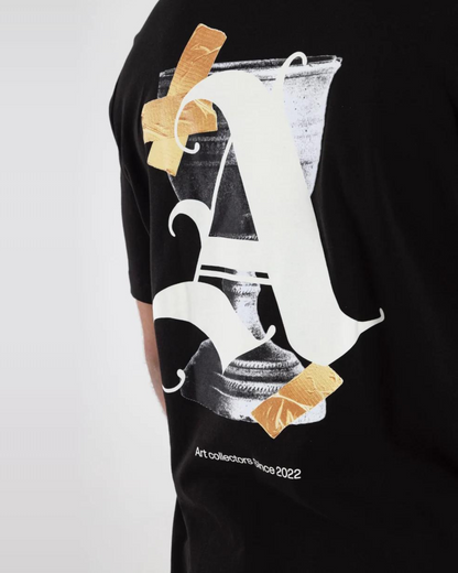 A BLUE MINES BLACK T-SHIRT