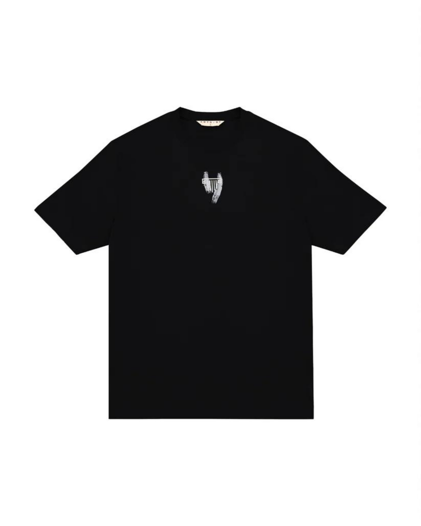 PRINT BLACK T-SHIRT