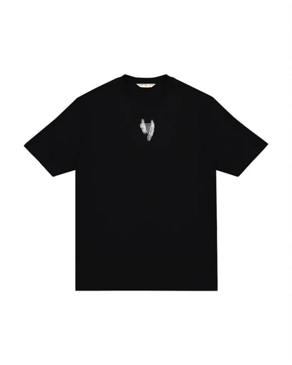 PRINT BLACK T-SHIRT