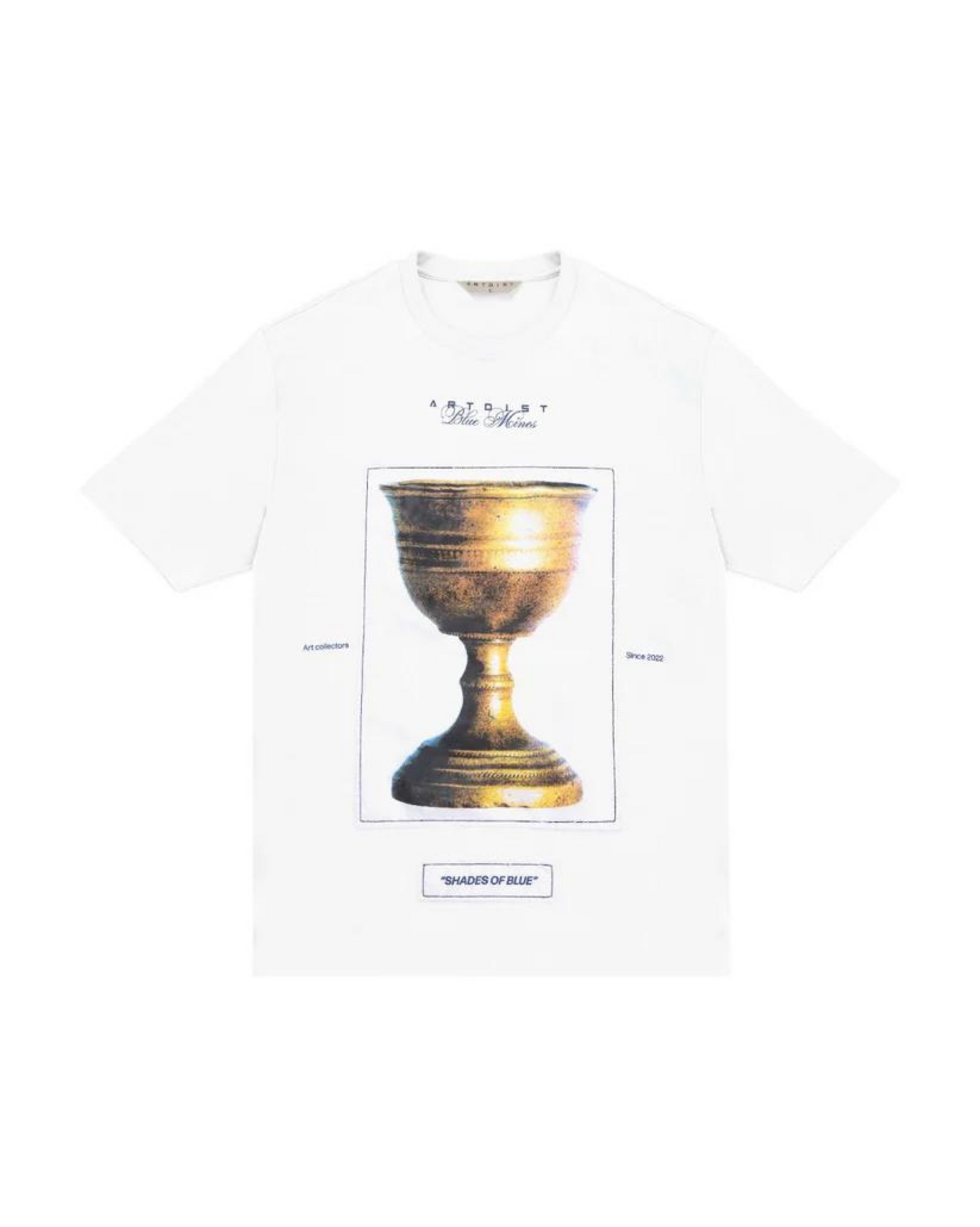 BLUE MINES WHITE T-SHIRT OVERSIZE
