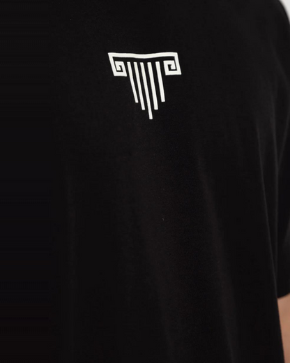 A BLUE MINES BLACK T-SHIRT