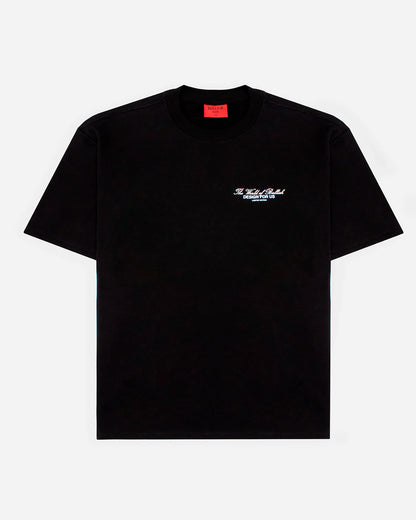 ANKAA BLACK T-SHIRT OVERSIZE