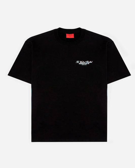 ANKAA BLACK T-SHIRT OVERSIZE