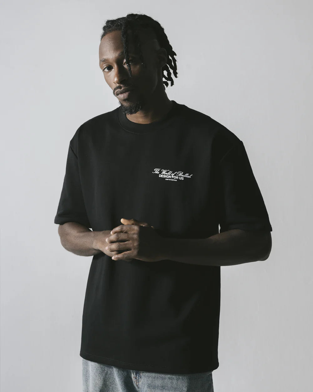 ANKAA BLACK T-SHIRT OVERSIZE