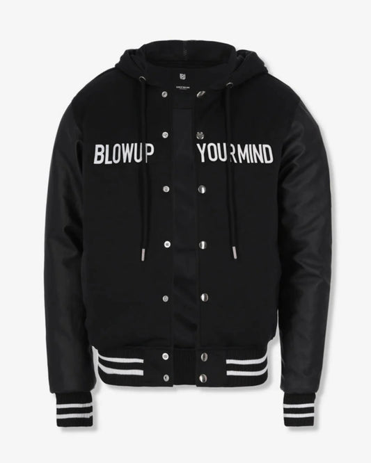 BLACK VARSITY JACKET